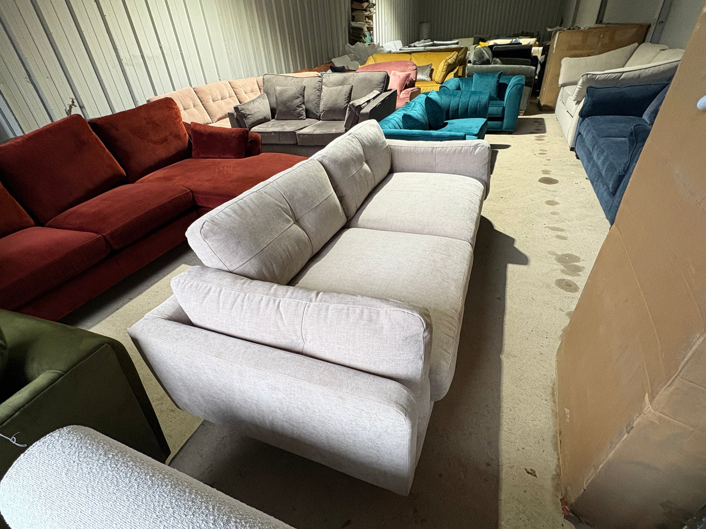 Skandi style 3 seater sofa