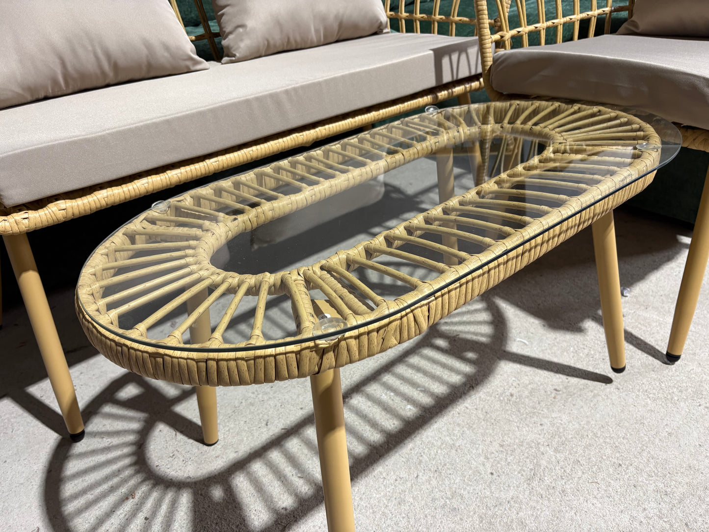 Bamboo Patio Garden Set