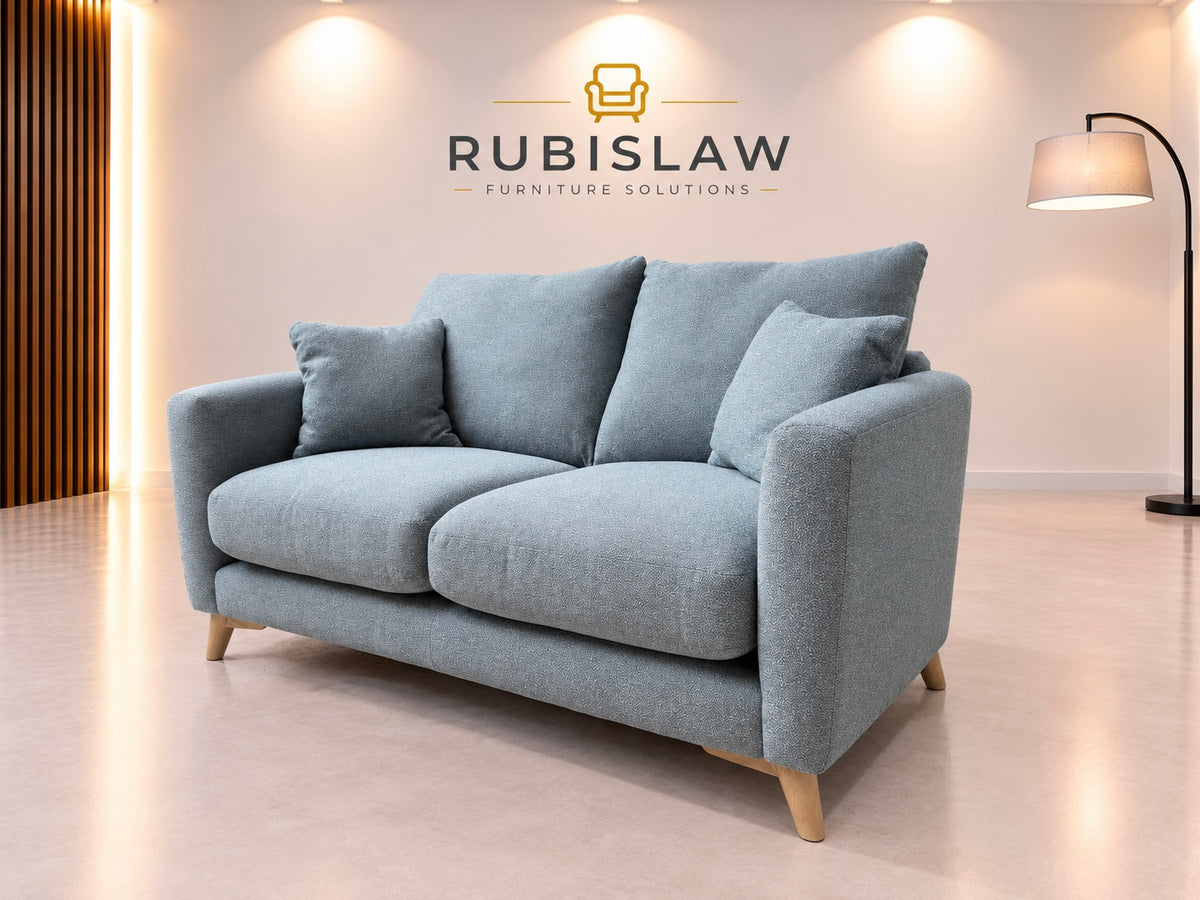 Two Seater Sofa in Duck Egg Blue