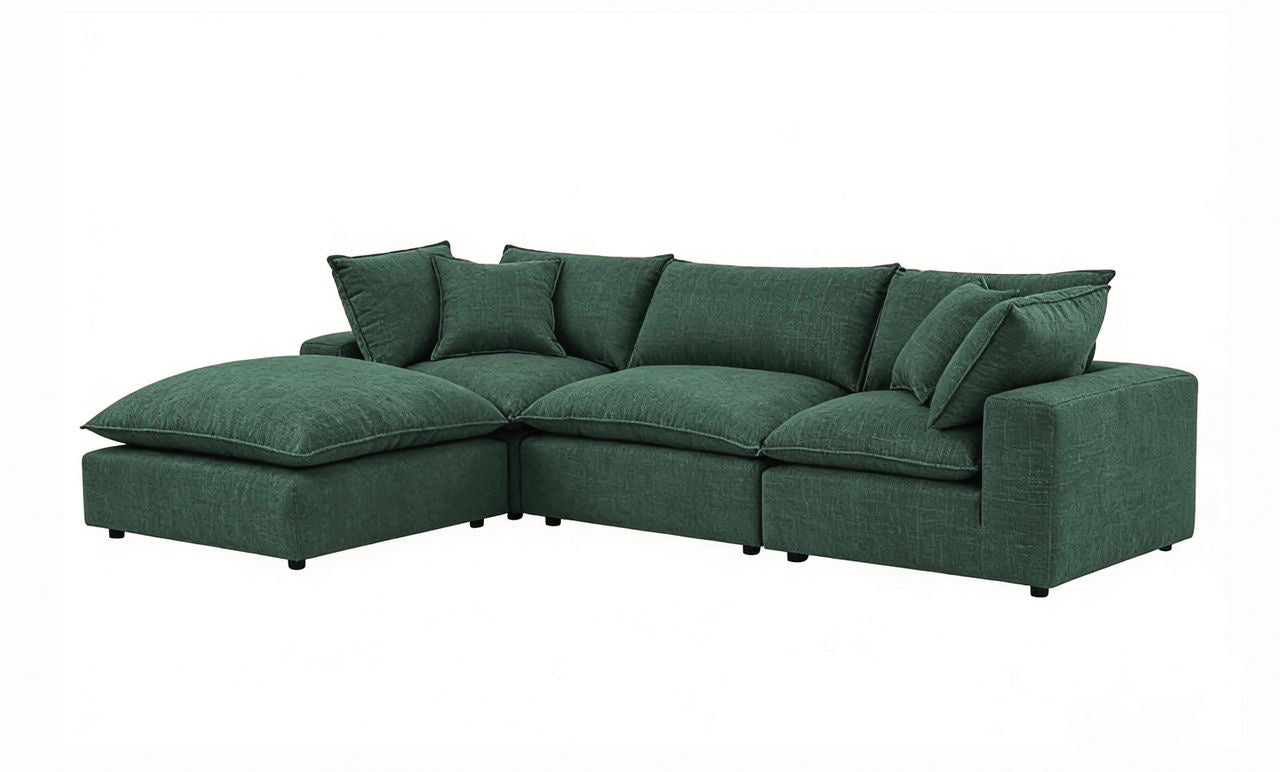 The Rubislaw Corner Sofa (Green)