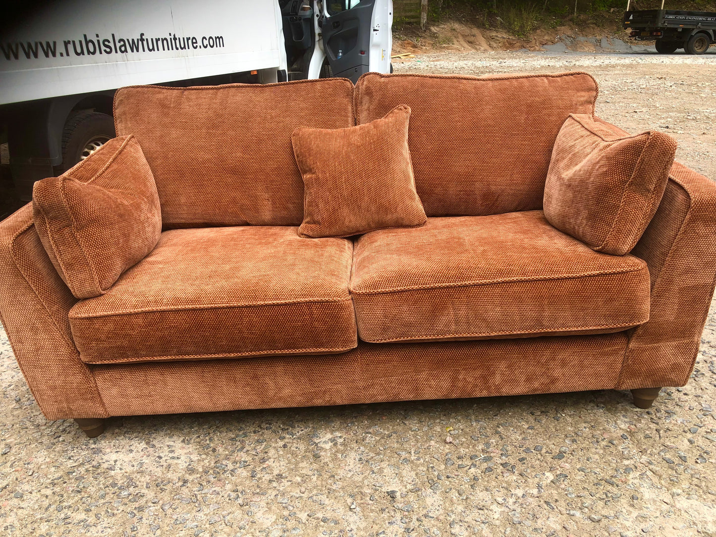 Rich Copper Shade new 2 seater sofa