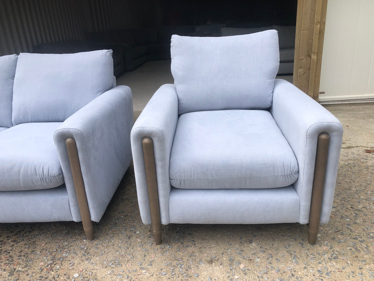 New matching Two Seater Sofa and Armchair