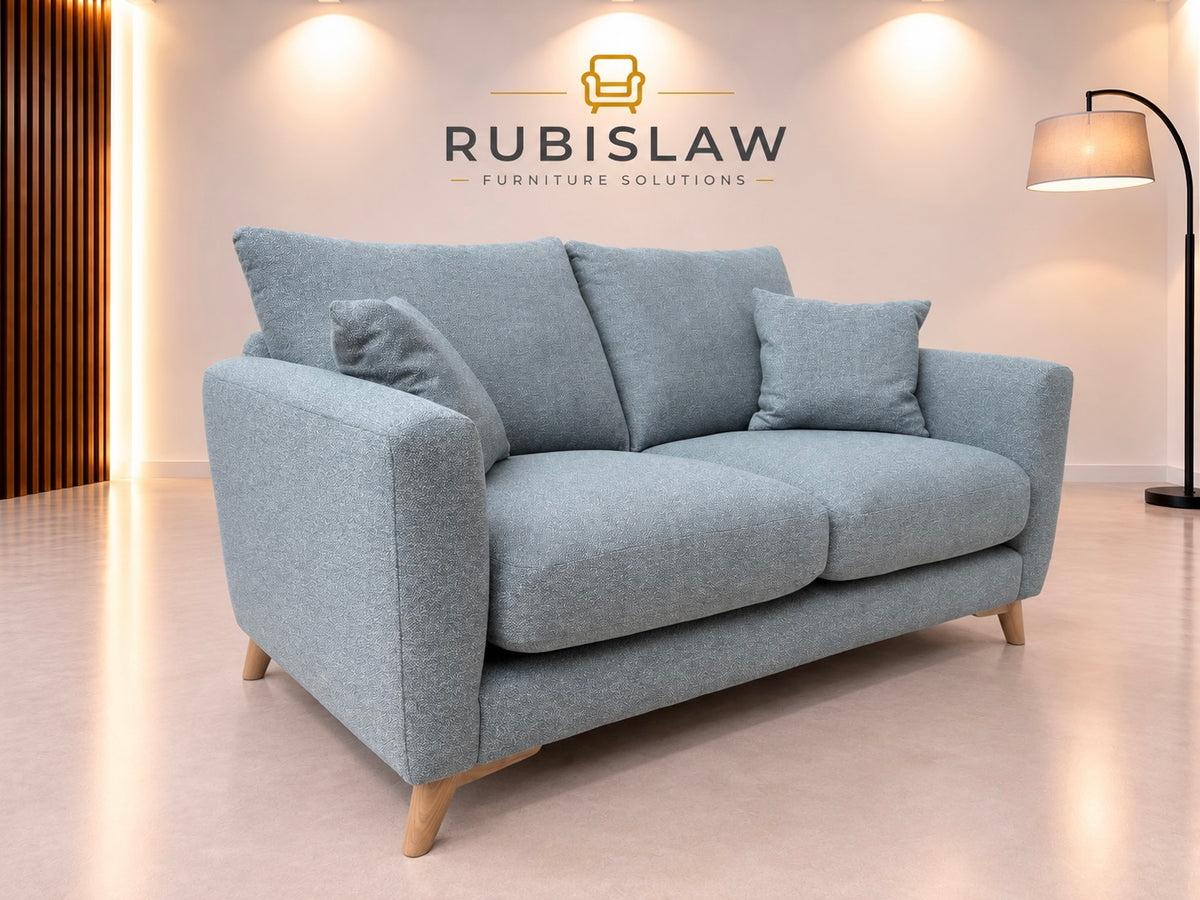 Two Seater Sofa in Duck Egg Blue