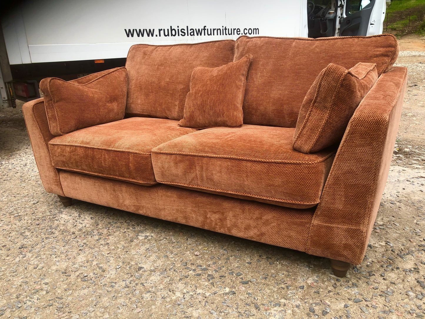 Rich Copper Shade new 2 seater sofa