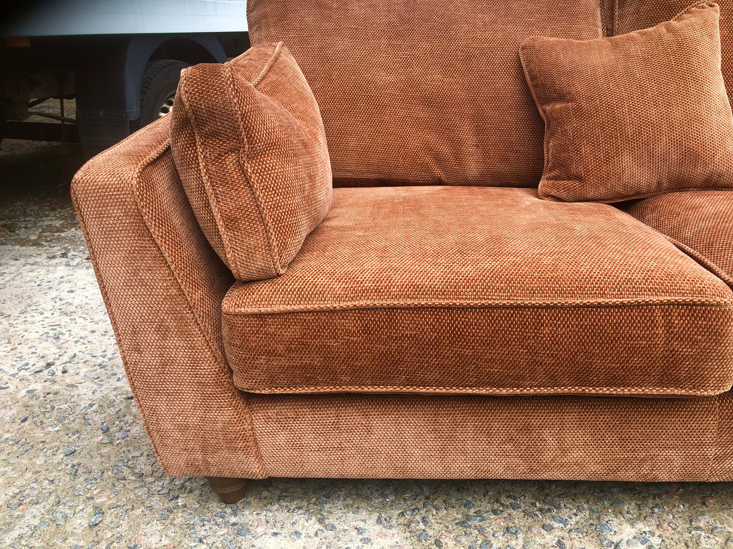 Rich Copper Shade new 2 seater sofa