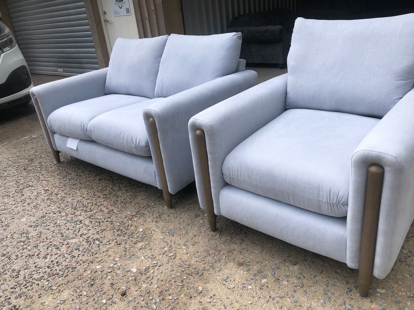 New matching Two Seater Sofa and Armchair