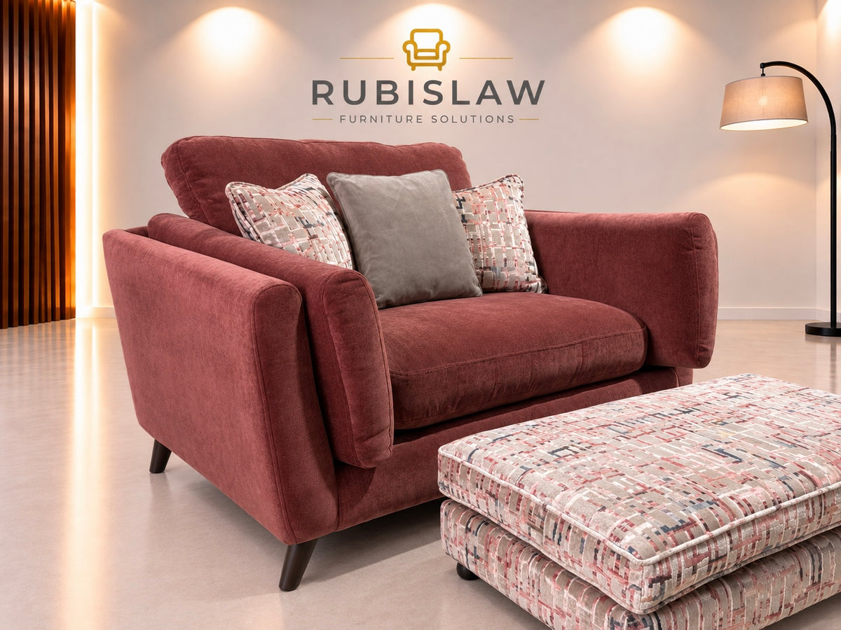 Cuddler Armchair and Footstool