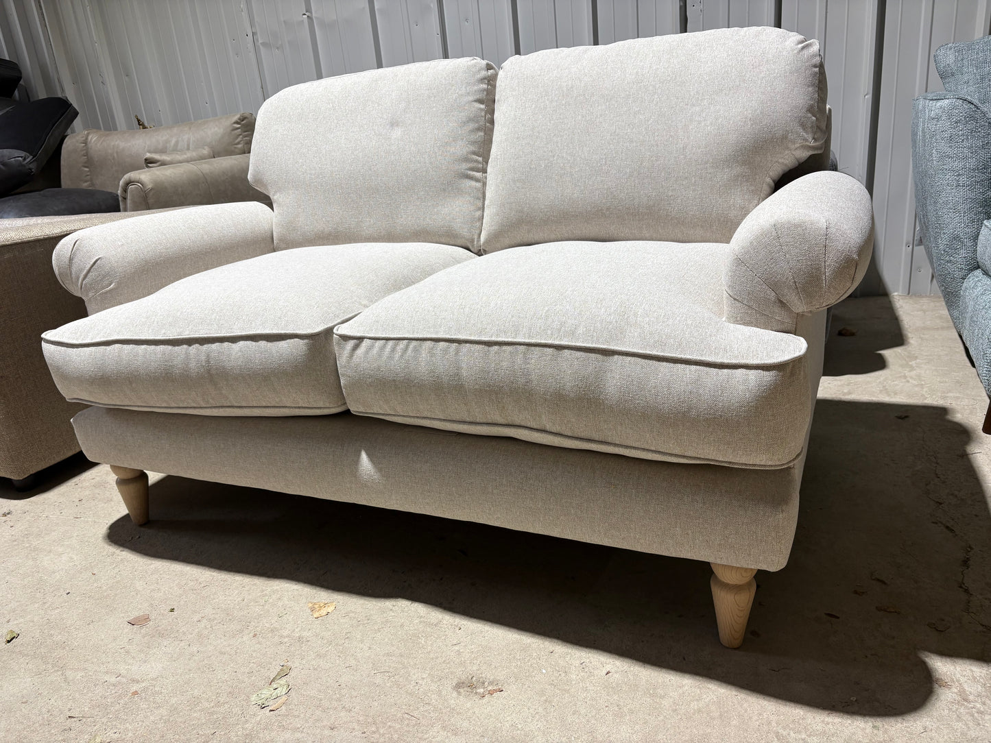 Ivory 2 seater sofa