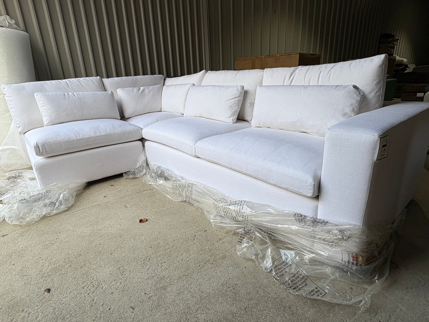 New corner sofa by John Lewis