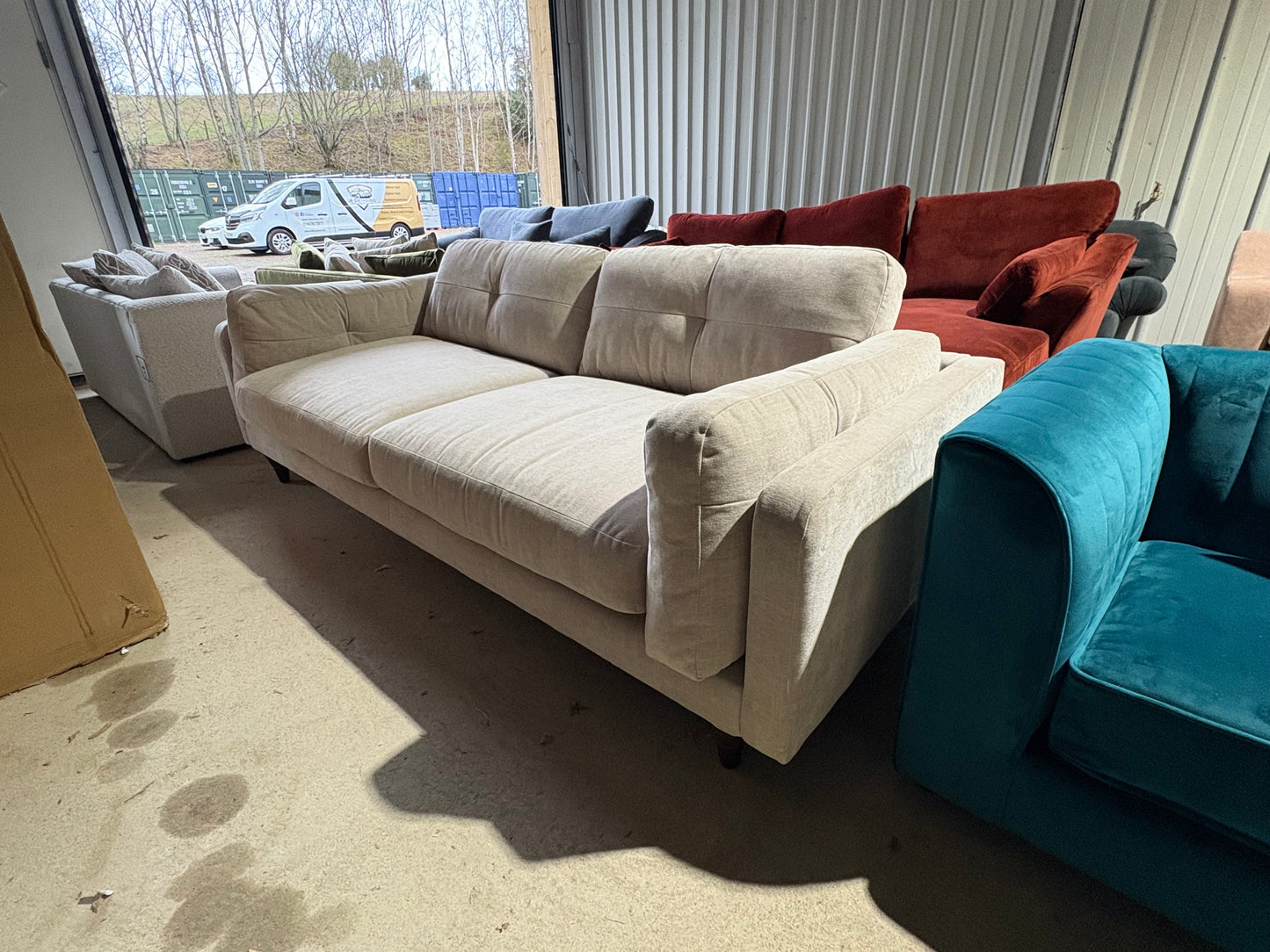 Skandi style 3 seater sofa
