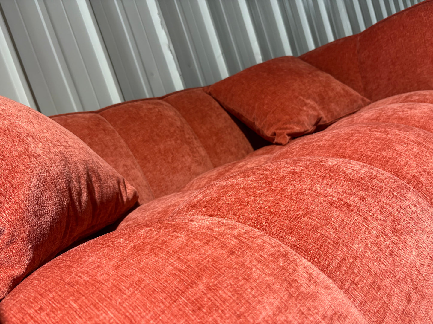 The Donside 2 seater Bubble Sofa in Burnt Orange