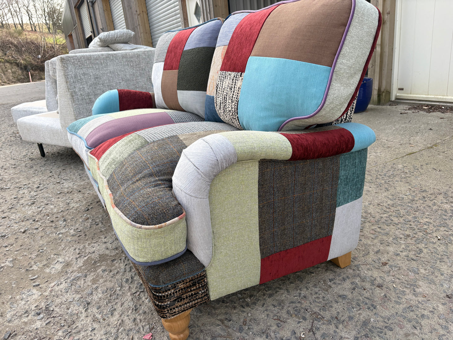 Patchwork 2 seater sofa