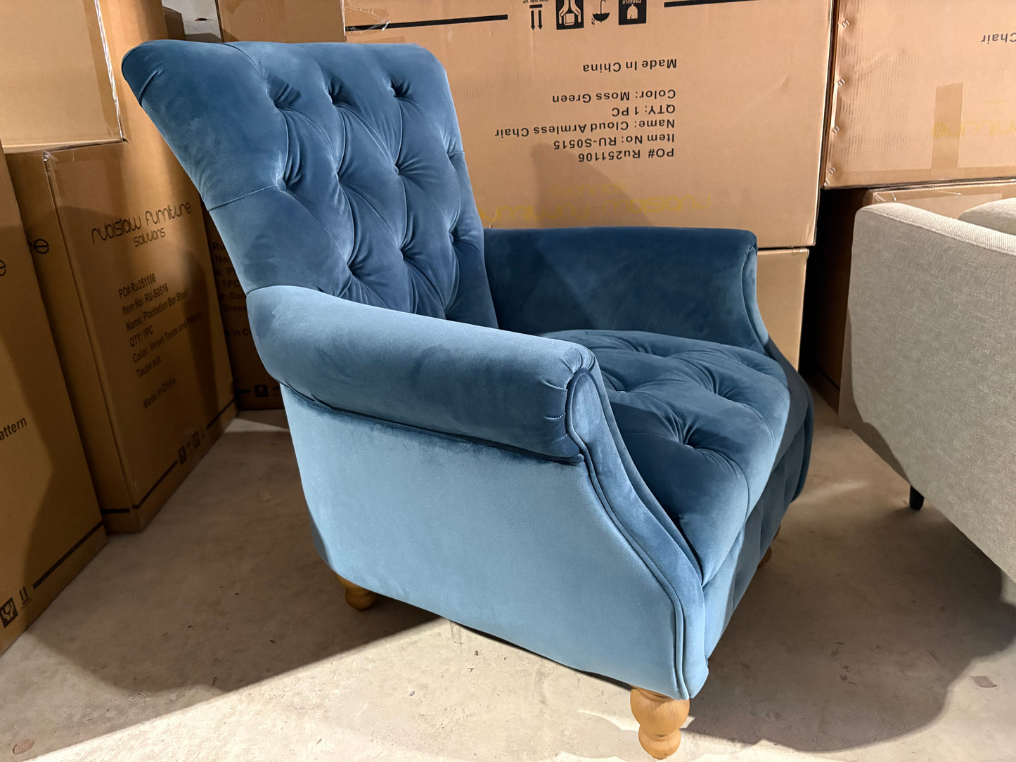 Blue Armchair