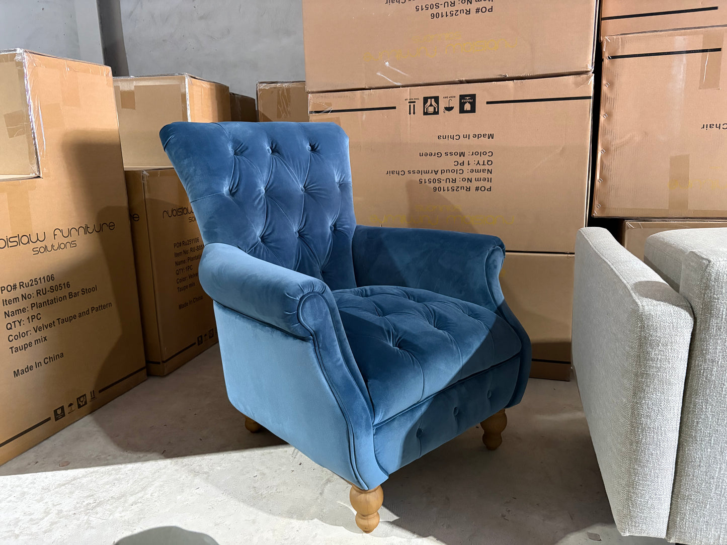 Blue Armchair