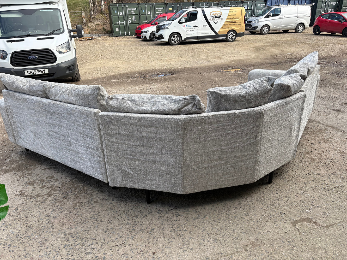 *Crazy price to clear* Ex Display large corner sofa