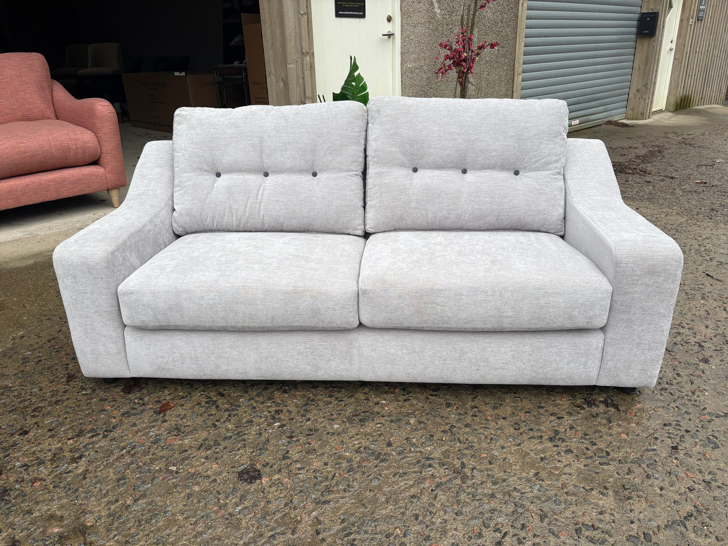 Grey fabric 3 seater sofa - Priced to sell!