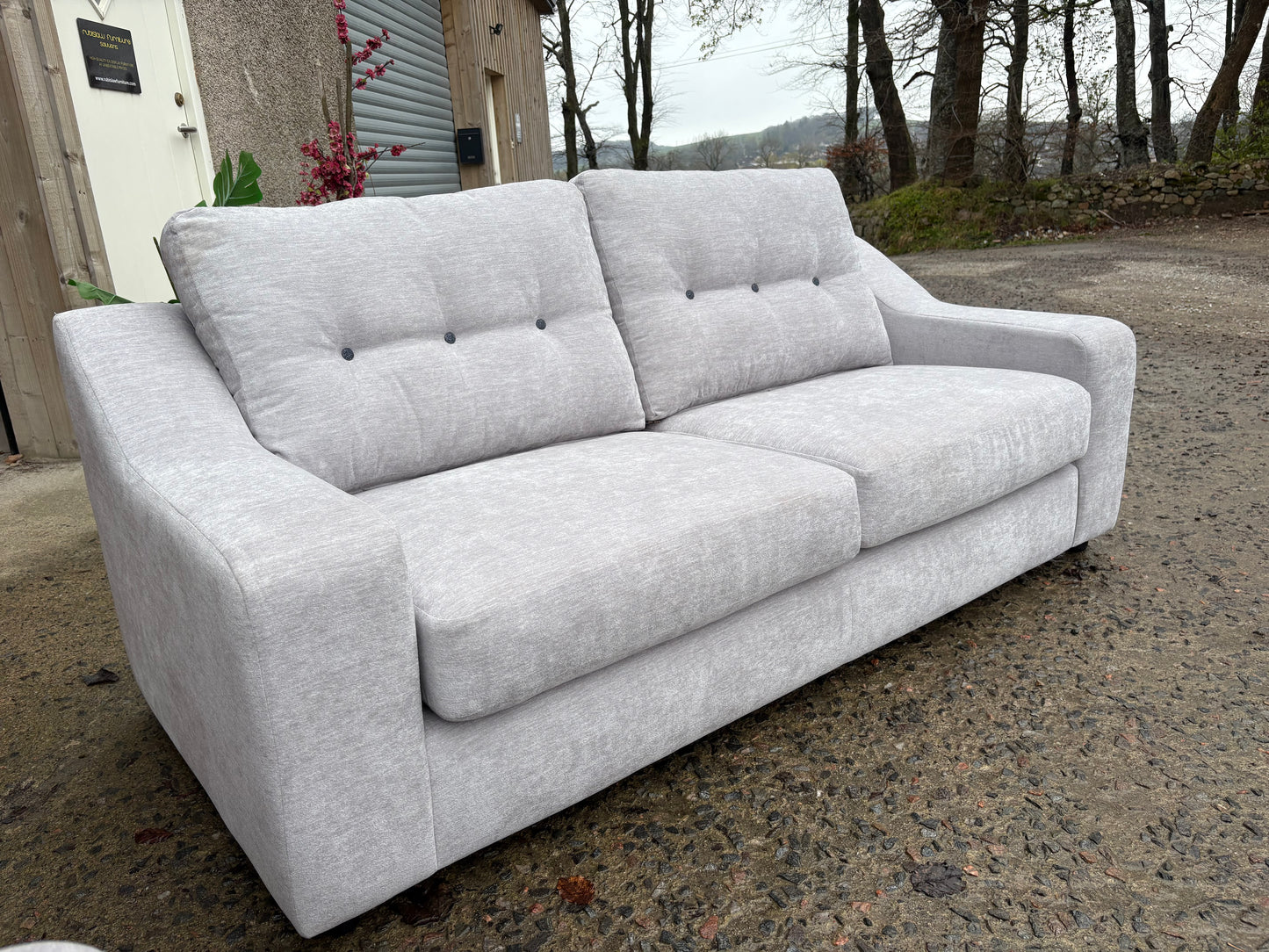 Grey fabric 3 seater sofa - Priced to sell!