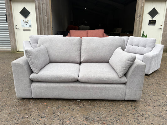 Grey Wool Mix 3 seater sofa (only 1 in stock!)