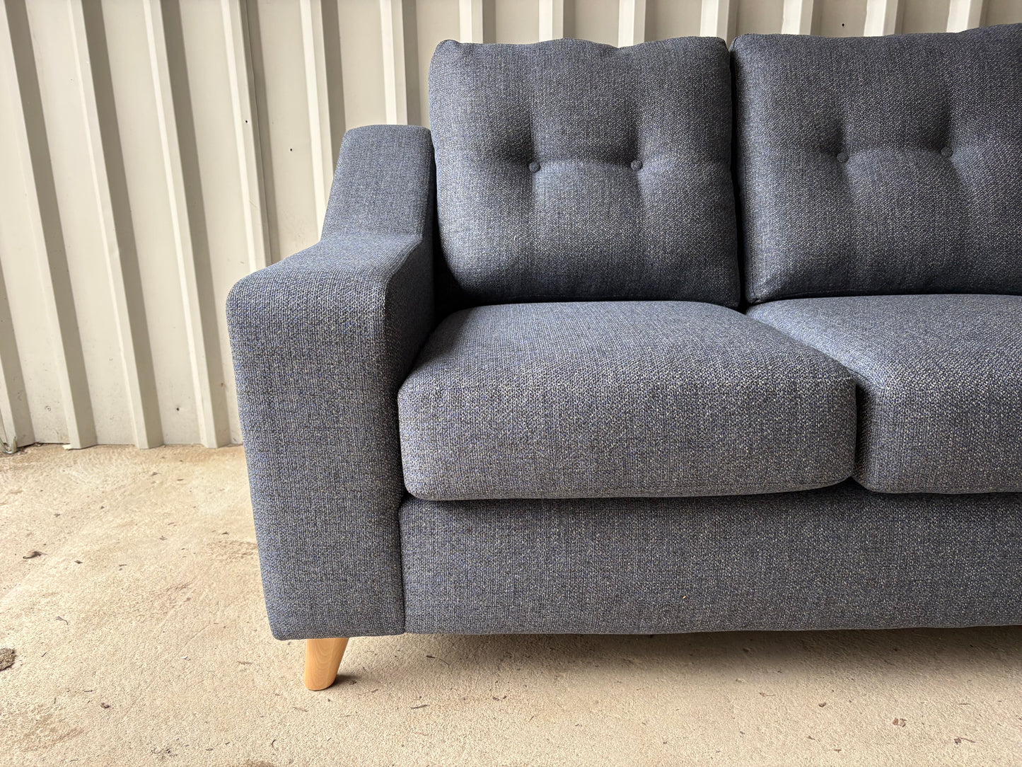 Dark Blue Corner Sofa
