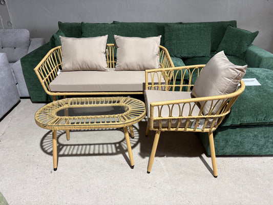 Bamboo Patio Garden Set