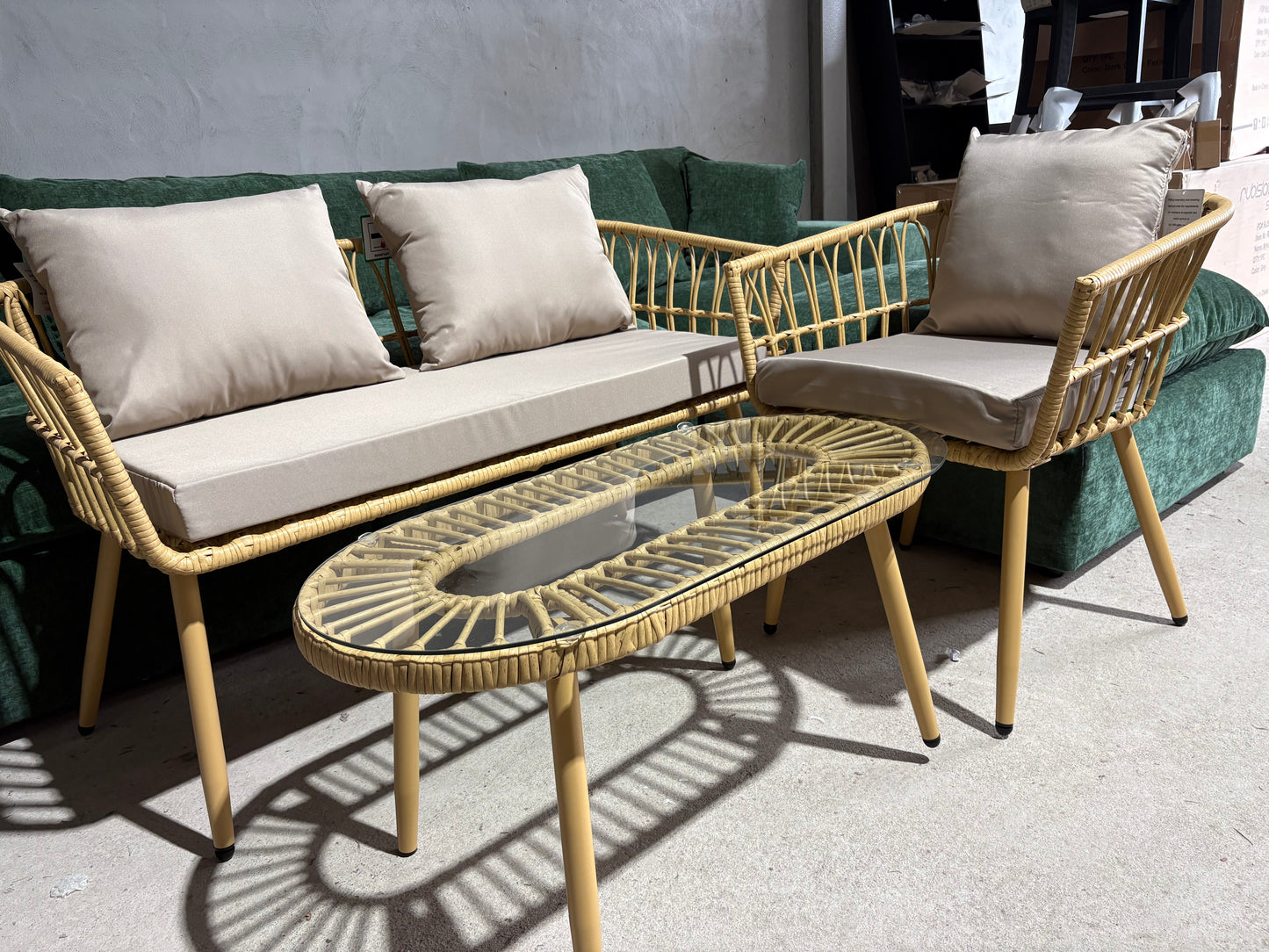 Bamboo Patio Garden Set