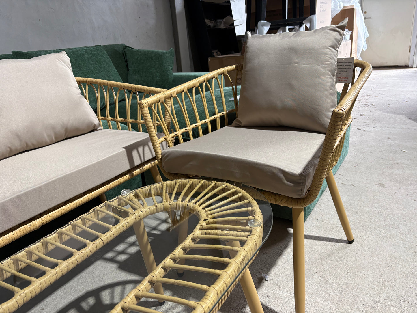 Bamboo Patio Garden Set