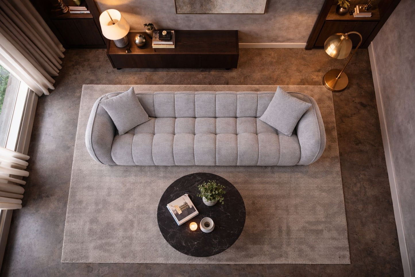 The Donside Bubble Sofa in Grey